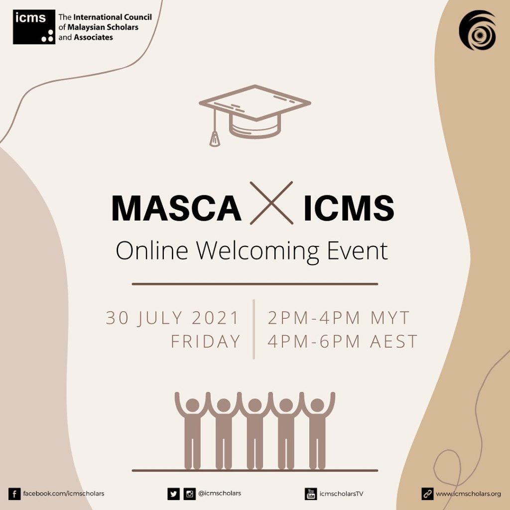 ICMS AU x MASCA: Pre-Departure Welcoming Poster